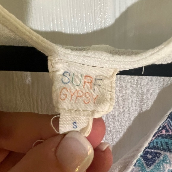 Surf Gypsy Tunic Style Swim Coverup S - Picture 3 of 5